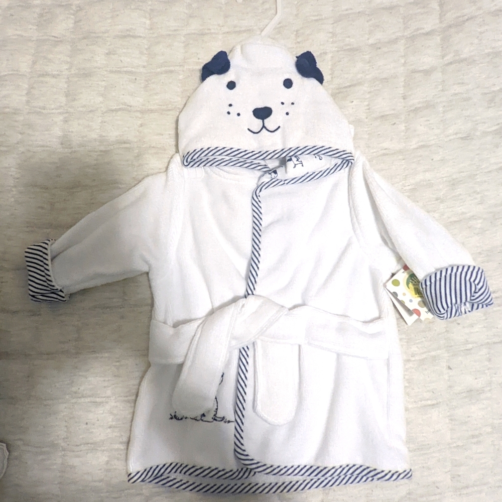 Baby hooded robe